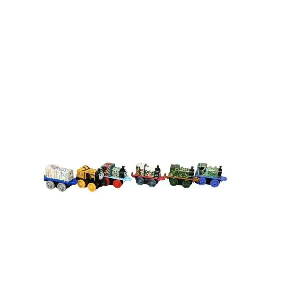 Thomas & Friends Minis Collectible Trains Lot Of 6 Plastic Mattel